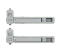 TDCuizent Adjustable Window Restrictor Safety Lock Keyless Removable ABS Construction Grey Child And Pet Protection Fits Multiple Window Types Home Security(2pcs)