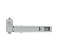 TDCuizent Adjustable Window Restrictor Safety Lock Keyless Removable ABS Construction Grey Child And Pet Protection Fits Multiple Window Types Home Security(1pc)