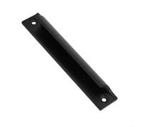 TDCuizent Aluminium Alloy Door Handle Sliding Cabinet Balcony Casement 120Mm Ergonomic Grip Long Lasting Baked Finish Non Fading Black Gold Silver Pulls With Screws For Home Office(120MM Black)