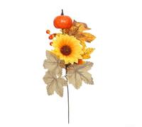 TDCuizent Artificial Maple Vine Garland | For Autumn Thanksgiving Decor with Sunflower Pumpkin Accents, Flexible Faux Leaf Wall Hanging for Home Mantel Banister