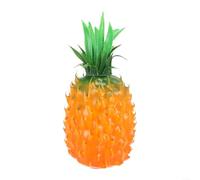 TDCuizent Artificial Pineapple Fruit Decor, Realistic Fake Plastic Pineapple Prop for Kitchen Home Party Shop Showcase Display, Yellow Foam Fruit Ornament Approx. 14x26cm