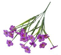 TDCuizent Artificial Violet Flowers 36cm Plastic Fake Plants for Garden Decor Lifelike Silk Floral Arrangement for Home Wedding Centerpiece Display(Lotus Color)