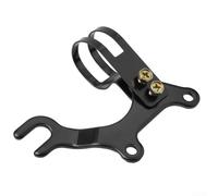 TDCuizent Bike Disc Brake Modification Bracket Stainless Steel Holder Rack Conversion Adapter For Bicycles Without Mount Position Black Easy Upgrade For Cyclists(32mm)