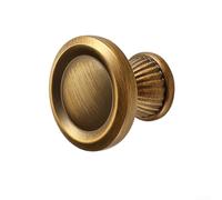 TDCuizent Bronze Round Cabinet Knobs Minimalist Zinc Alloy Drawer Pulls for Kitchen Bathroom Modern Classic Hardware Handles with Screws Included(7517 * 2)