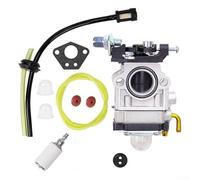 TDCuizent Carburettor Kit for 52cc 49cc 43cc Lawn Mower Brush Cutter Chainsaw Engine Accessories with Gasket Pump Fuel Filter Hose Valve 11 Pieces or Outdoor Equipment