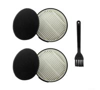 TDCuizent CFTS72 Replacement Filter Kit for Iris Ohyama SCD-120P SCD-181P SCD-121P SCD-184P Series HEPA Exhaust and Sponge Filters Includes Cleaning Brush Advanced Particle Capture (2 PACK)