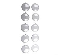 TDCuizent Clear Plastic Ornament Balls DIY Fillable Ball Decorations Transparent Round Christmas Tree Hanging Baubles Wedding Party Favors Candy Storage Container (7CM)