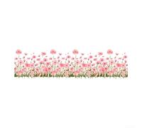 TDCuizent Colorful Flower Butterfly Static Cling Window Decals