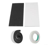 TDCuizent Conditioner Side Insulated Foam Panel Surround Insulation Panels for Window AC Units High-Density Thermal Barrier to Reduce Noise and Energy Loss White Vinyl Cover with Seal Strip