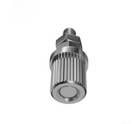TDCuizent Copper Grounding Terminal Nickel Plated 20A Current Panel Mount Metal Earth Post 4Mm Screw Compact Silver For Industrial Electrical Applications(50024B)