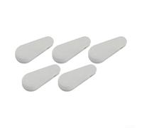 TDCuizent Cord Weights 5 Pack White Plastic For Chain Window Shutter And Curtain Roller Blinds Ergonomic Drip Handle Modern Compact 3.2 Inch Loop Stable Performance For Home Or Office