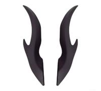 TDCuizent Dragon Decorative Sticker Flexible Silicone Car Window Decal for Vehicle Personalisation Sporty Emblem for Cars Motorcycles Helmets Red and Black Colour Options Available(Black)