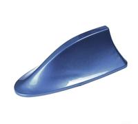 TDCuizent Fin Car Radio Antenna with Built-in FM/AM Signal Cable 7 Color Options Streamlined ABS Roof Mount Aerial for Ford Truck SUV Motorcycle Boat and Most Vehicles(blue)