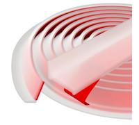 TDCuizent Flexible Waterproof Strip for Kitchen and Bathroom Countertops Self-Adhesive Water Blocking Seal Barrier for Sink Shower Threshold Dam Guard 2cm x 1.2cm x 1m(Transparent)