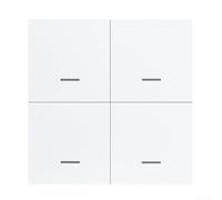 TDCuizent for TUYA for ZIGBEE Smart Scene Switch Wireless No Wiring Required Installation Flexible Mounting for Home Automation Control Panel ABS Material Intuitive Touch Operation Battery Powered