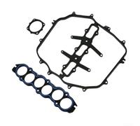 TDCuizent Fuel Injection Plenum Gasket Set Direct Replacement Intake Manifold Seal Kit Compatible With For Infiniti G35 For M35 FX35 For Nissan 350Z Black Plastic Rubber MS96456 MS19333 Engine Upgrade