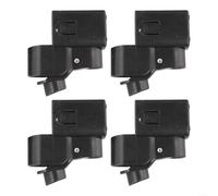 TDCuizent Gazebo Foot Button for Pop-up Tents and Canopies 4-Piece Replacement Leg Pole Buttons 34x34mm Black for Square-Leg Pipes(Down button)