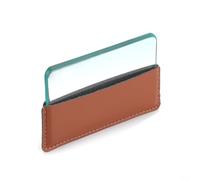 TDCuizent Glass Slicker for Leathercraft with Leather Handle 0.8cm Thick Burnishing Tool for Polishing Painting Engraving and Stamping Smooth for Beginners and Professionals(1pcs)