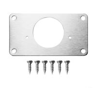 TDCuizent Hinge Repair Plate for Cabinet Stainless Steel Door Fixing Bracket with Screws Side Panel Reinforcement Kit for Broken Holes on Tables Drawers Dressers and Shelves(1pc-A)