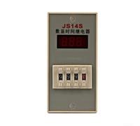 TDCuizent JS14S Digital Relay Programmable On-Delay Timer AC 220V 380V Adjustable Time Control 11-Pin Socket Easy Operation Industrial Factory Workshop Street Light Billboard(AC380V)