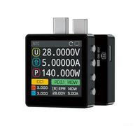 TDCuizent K2 USB-C Power Meter Tester with 28V EPR AVS Spoofing PD3.1 Fast Charging Protocol Analyzer 0.0001V High Voltmeter Ammeter for Electronics Repair and Battery Testing
