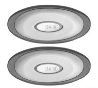 TDCuizent LED Spa Pillow Insert Back Mount for J-300 Series Hot Tubs Oval Replacement Headrest Cushion with Light Window Polyurethane Assembly Fits 2007-2024 (2pcs)