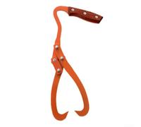TDCuizent Log Tongs with Secure Grip for Lifting and Dragging Firewood Rust Resistant Steel Log Grabber and Lifter Tool for Yard Work (8in)