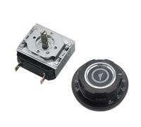 TDCuizent Mechanical Kitchen Timer 120 Minutes with Knob and Bell Alarm Metal Cabinet Steamed Rice Cart Timer Switch for Commercial Cooking Food Prep Management(A)