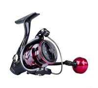 TDCuizent Metal Fixed Spool Fishing Reel HB Series Long Cast Sea Reel All-Body Construction 5.2:1 Gear Ratio EVA Handle Knob Saltwater Surf Casting Boat (I-7000)