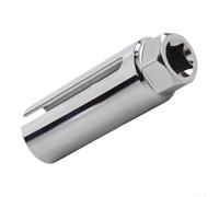 TDCuizent Oxygen Sensor Socket Wrench Set 22mm Offset CR-V Steel Tool for O2 Sensor Removal Black Oxide Finish with Wire Slot Fit for Most Car Models Auto Repair Hand Tools(1/2silver opening8mm)