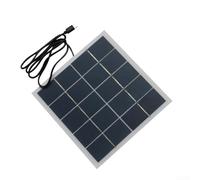 TDCuizent Polycrystalline Silicon Solar Panel 4W 5V Portable Charging Module for Low Power Devices Garden Lights Security Cameras Camping Hiking Survival Gear