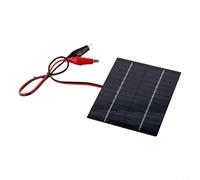 TDCuizent Polycrystalline Silicon Solar Panel 5W 12V Fast Charger for DIY Solar Battery and Outdoor Devices High Efficiency 19.5% Waterproof Solar Module for Garden Lights Camping Gear