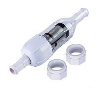 TDCuizent Pool Cleaner Inline Filter 48-080 with 2 Feed Hose Nuts D15 Replacement for Zodiac for POLARIS 280 380 3900 480 PRO -Sweep and for TANKTRAX Models UWF Screen