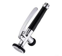 TDCuizent Pre-Rinse Sprayer with Automatic Shut-Off Brass Body Stainless Steel Hose Swivel Splash- Aerator for Kitchen Sink Bathroom G1/2 Connection Silver