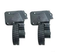 TDCuizent Replacement Traveling Wheels For 360 Robot Vacuum Cleaner C50 Plastic Rolling Caster Parts Floor Navigation Repair Kit Black Smooth Mobility(Right Wheel+1*Left Wheel)