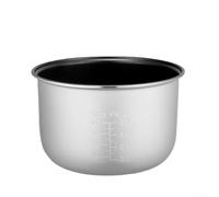 TDCuizent Rice Cooker Inner Pot Replacement Non-Stick Alloy Liner for Electric Pressure Cooker and Multi-Course Cooking Even Heat Distribution with Capacity Scale Versatile Use(3L)