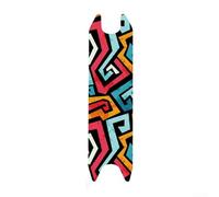 TDCuizent Scooter Pedal Sandpaper Sticker PVC Waterproof Anti-Slip Grip Tape for Ninebot MAX-G30 Electric Scooter Deck Replacement Accessory Aloof Camouflage Graffiti Design 621x153mm(Graffiti)