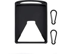 TDCuizent Silicone Protective Cover For Starlink For Mini Antenna Non-Slip Outdoor Shield With Hooks Anti-Collision Weather Resistant Case Custom Fit For Camper RV Van Boat Mount(Black)