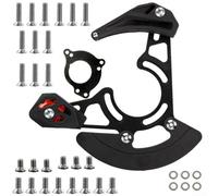 TDCuizent Single Disc Chain Guide for Mountain Road Bike 32T-38T Anti-Dropping Device with Aluminum Alloy CNC Wheel Black