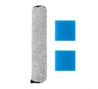 TDCuizent Sponge Brush Roller Replacement Kit for Eureka NEW400 Vacuum Cleaner, High-Density Microfiber Soft Flannelette Floor Brush Roller with 2 Sponges for Hard Wood Marble Floor Cleaning