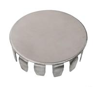 TDCuizent Stainless Steel Kitchen Sink Tap Hole Cover Plate Matt Brushed Finish Blank Disk for 0.2 to 0.6 Inch Holes Install Deck Mount Cap to Prevent Leaks and Keep Countertop Tidy