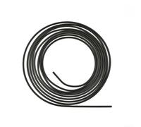 TDCuizent Steel Brake Line Pipe 5M Lightweight Rotating Wire Structure Improved Handling Easy Installation Black Fit For Car Brake System DIY Mechanics