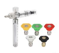 TDCuizent Thick Foam Pro for Pressure Washer with Adjustable Nozzle Snow Foam Sprayer with Brass Core and Quick Connect for Car Siding Patio Cleaning