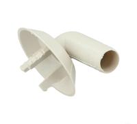 TDCuizent Three-Jaw Conditioner Drain Hose Connector Elbow 26mm AC External Unit Nozzle with Rubber Seal Premium ABS Plastic Fitting for -Split and Wall Units White