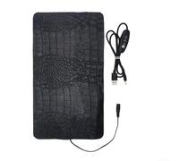 TDCuizent USB Pet Heating Pad with Adjustable Temperature for Reptiles, 5V Power Supply, 7.5W/8.5W, PU Leather Material(L)