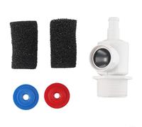 TDCuizent UWF Wall Fitting Connector for Polaris for ZODIAC 180 280 380 480 3900 Pool Cleaner Replaces Part 9-100-9001 Hose Adapter with Flow Restrictors White Plastic Vacuum Sweep Replacement Parts