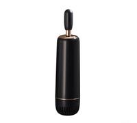 TDCuizent Wall-Mounted Toilet Brush and Holder Set with Soft Flexible TPR Bristles No Dead Angle Deep Cleaning Head Space-Saving Drill-Free Waterproof Design (Black gold)