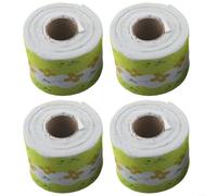 TDCuizent Window Anti-Condensation Strips 2.8m Roll Non-Woven Washable Moisture Absorbing Seal with Cute Patterns Effective Water Absorption for Glass Surfaces(Four-leaf clover)