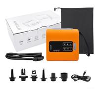 TDCuizent Wireless Electric Pump for Kayak and 22PSI High Pressure Inflator with 5000mAh Battery Dual Mode Fast Inflate Deflate for Paddle Board Boat Tent Orange