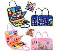 TœddlerActivity Book, SoftBùsy BooķSensory | Early Development Activity With Fine Motor Activities, Life Skills,Educational Toys Preschool Supplies For Kindergarten School,Boys&Girls